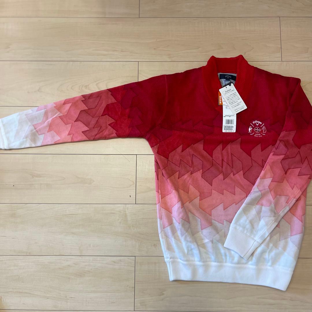 キャロウェイ　防寒　セーター　生地　風除け