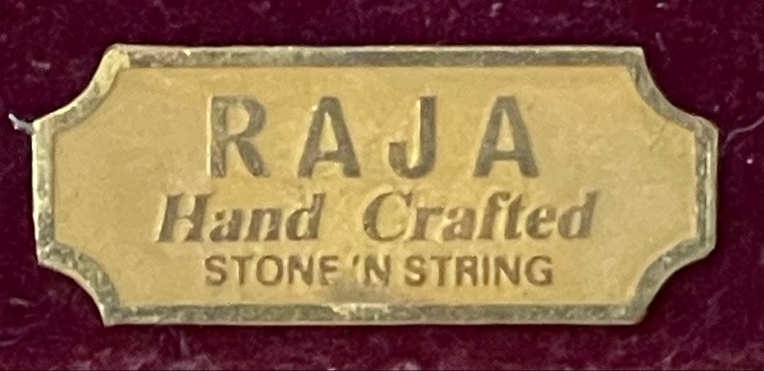 RAJA Hand CraftedSTONE 'N STRING 象置物 宝飾品