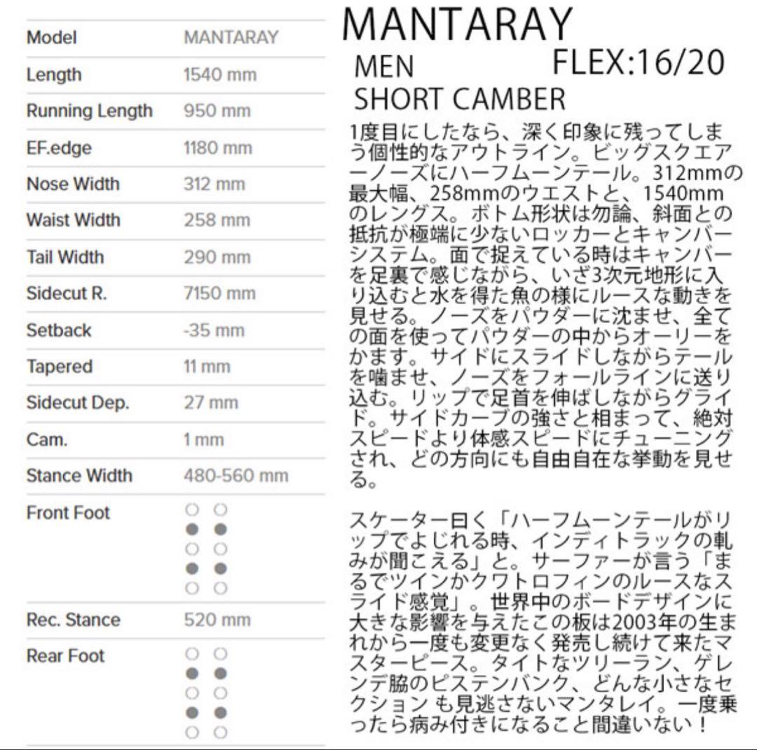 25-26 GENTEMSTICK MANTARAY マンタレイ ゲンテン