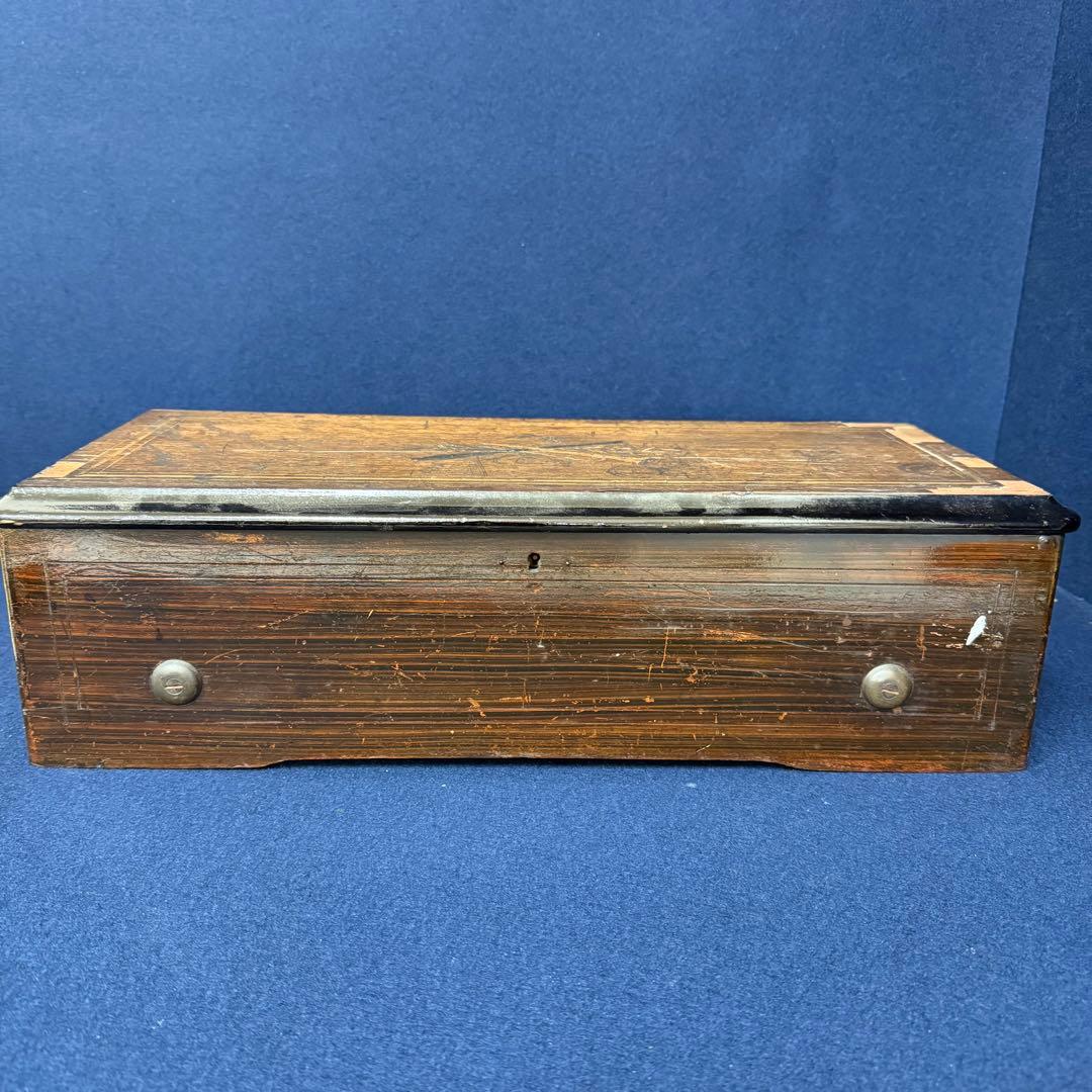 シリンダー オルゴール アンティーク 時代 古玩 当時物 旧家 蔵出 骨董品