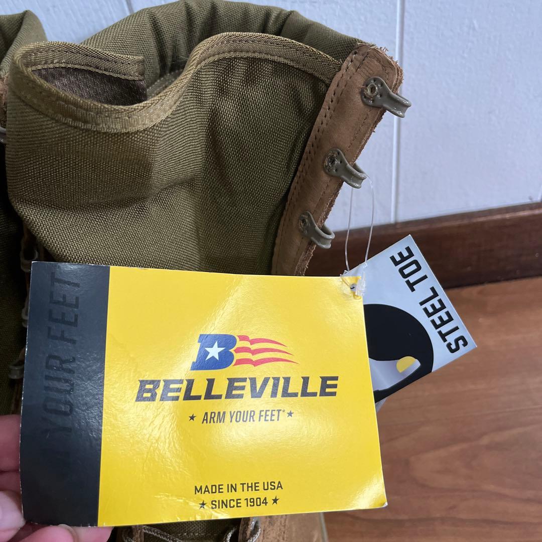 タグ付き　未使用品　米軍　実物　BELLEVILLE US 12W 30cm