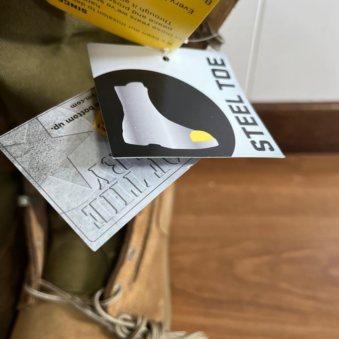 タグ付き　未使用品　米軍　実物　BELLEVILLE US 12W 30cm