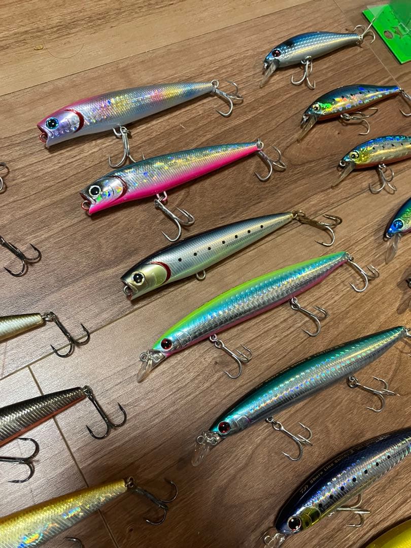 シーバスルアーまとめ売りルドラ130.ショアラインシャイナー.ウェイキーブー 他