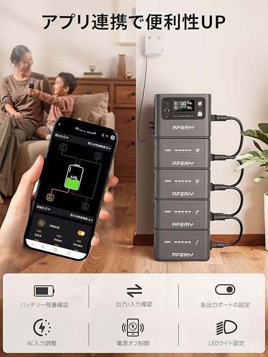 AFERIY ポータブル電源 P280　2048Wh