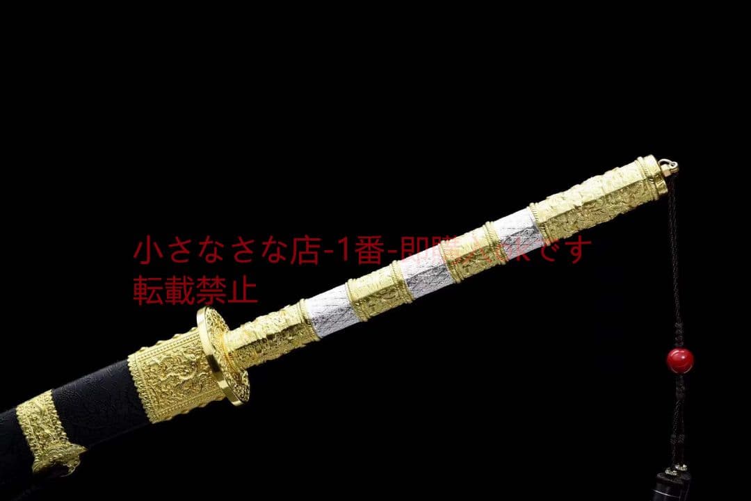 長尺康熙宝刀20230650 古兵器 武具　刀装具　日本刀模造刀 居合刀 長尺