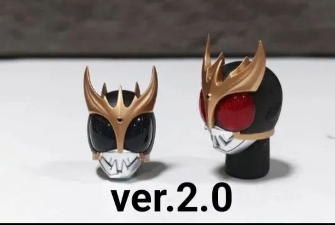 真骨彫製法　仮面ライダークウガ　アルティメットフォーム　用　発光頭部ver2.0