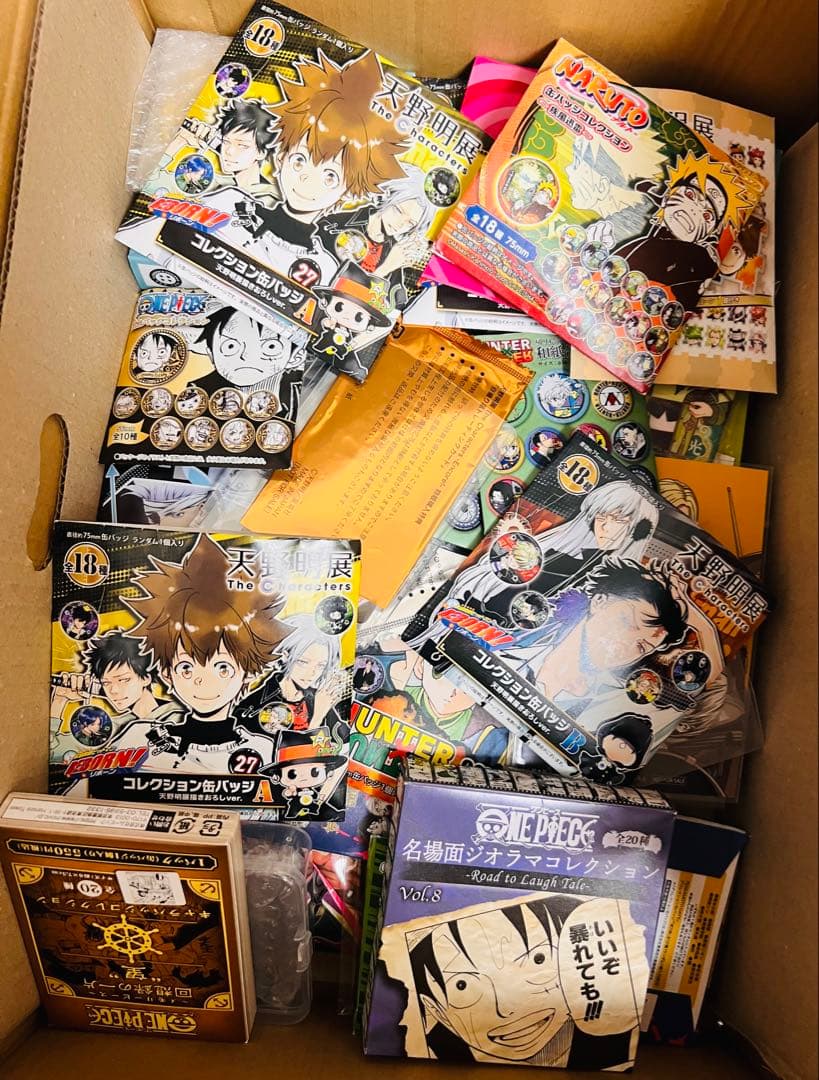 one piece ナルト 家庭教師ジャンプ　アニメキャラグッズ大量　まとめ売り