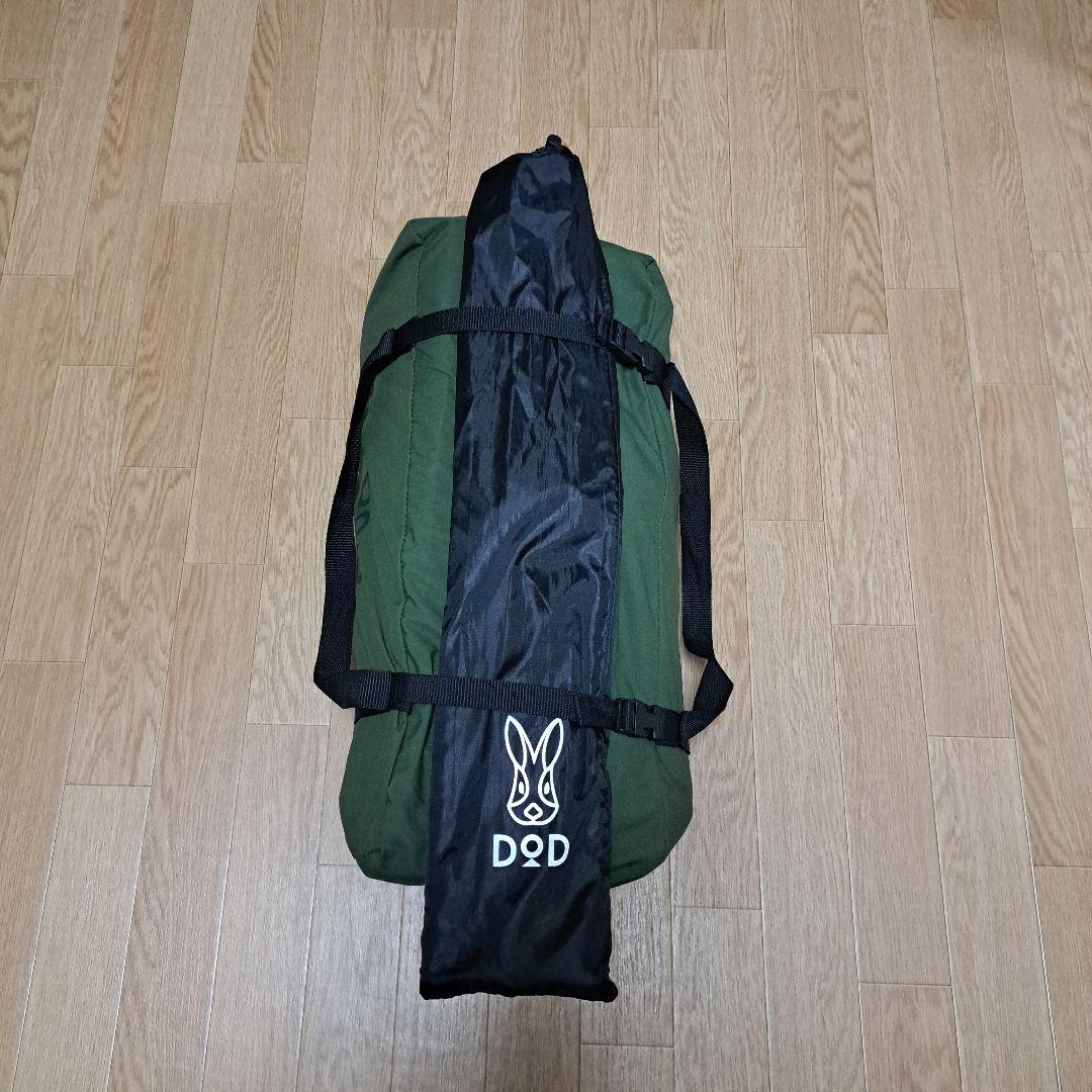 【美品】DODムシャテントTCソロテントT1-819-KH ☆タープポール付き☆