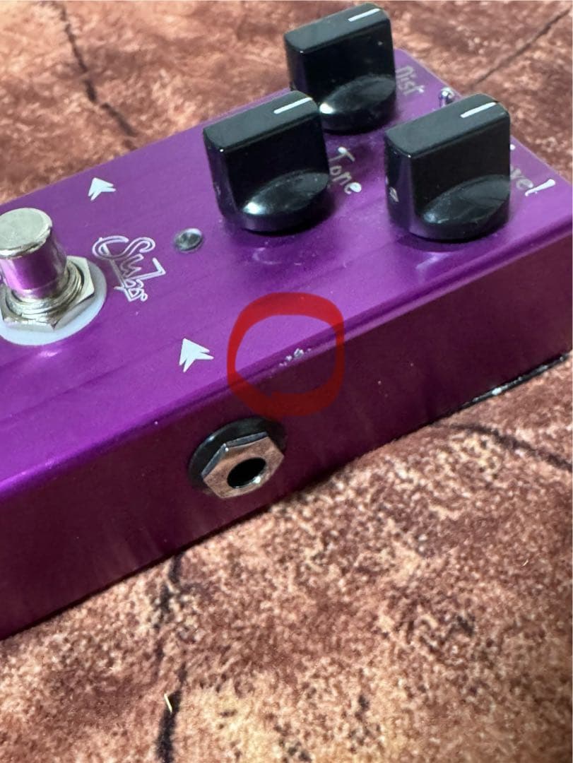 ギターエフェクター　Suhr riot ディストーション