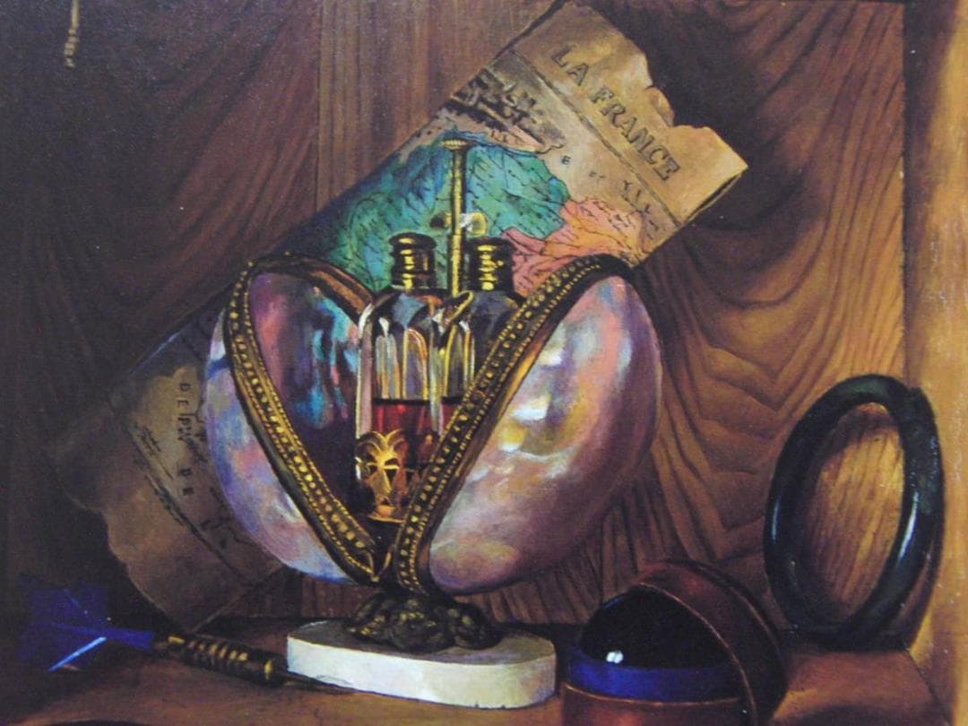 城戸義郎、【LA FRANCE】、希少な画集画、新品高級額・額装付