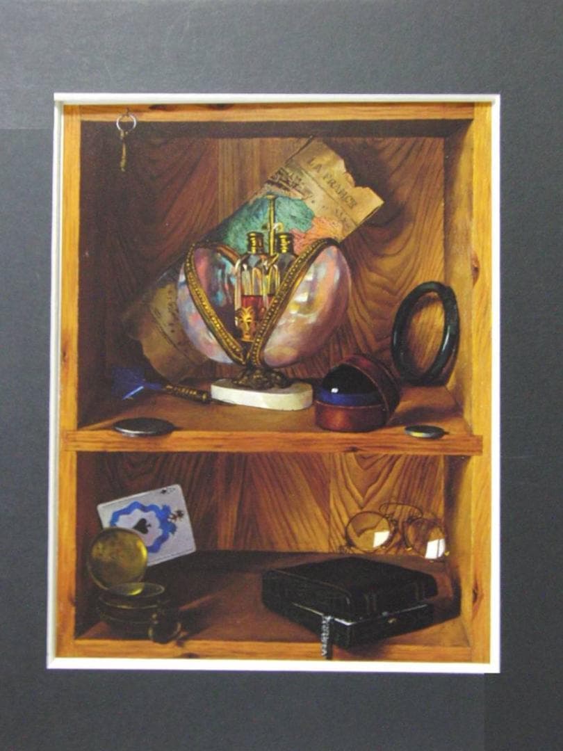 城戸義郎、【LA FRANCE】、希少な画集画、新品高級額・額装付