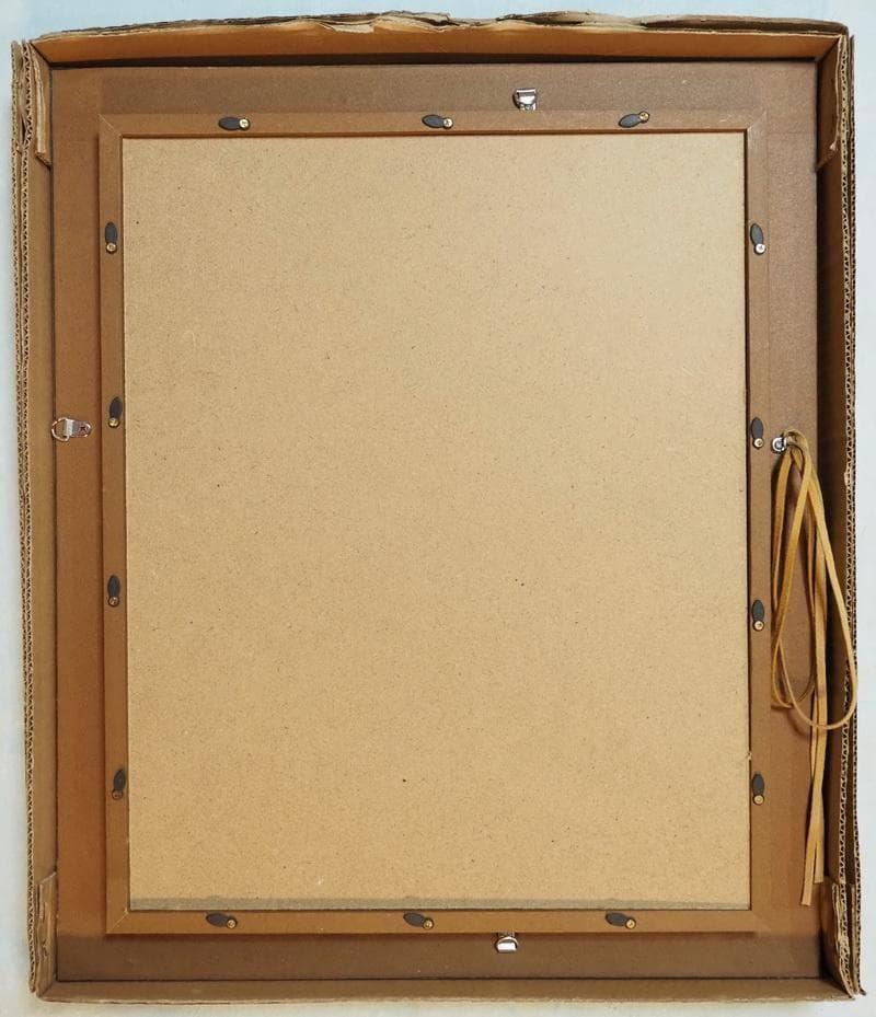 人物画　油絵　ベルナール・シャロワ　フランス　F6　額付き　手描き　肉筆