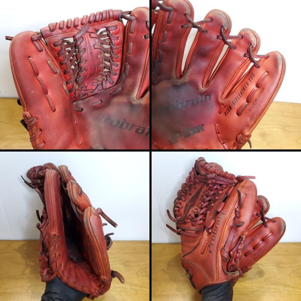 SSK エスエスケイ プロブレイン 日本製 キップレザー 内野用 硬式グローブ