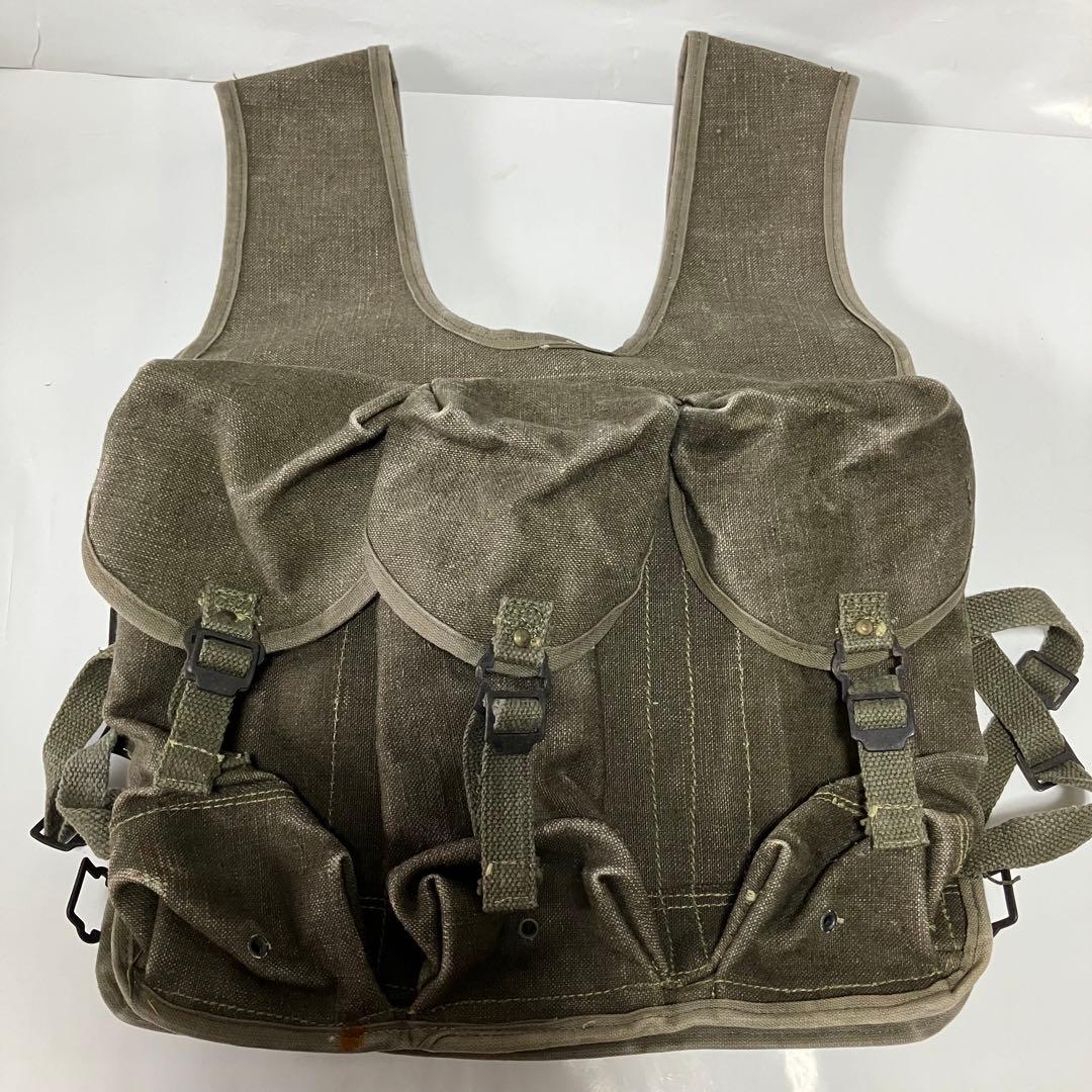 フランス軍　グレネードベスト　希少　レア　実物　50's 官給品　仏軍