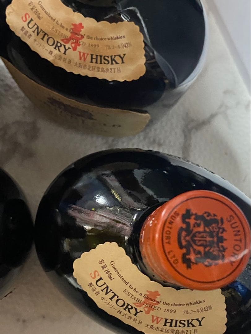 希少⭐️サントリー オールド ウイスキー 特級　5本セット　古酒　当時物1970年