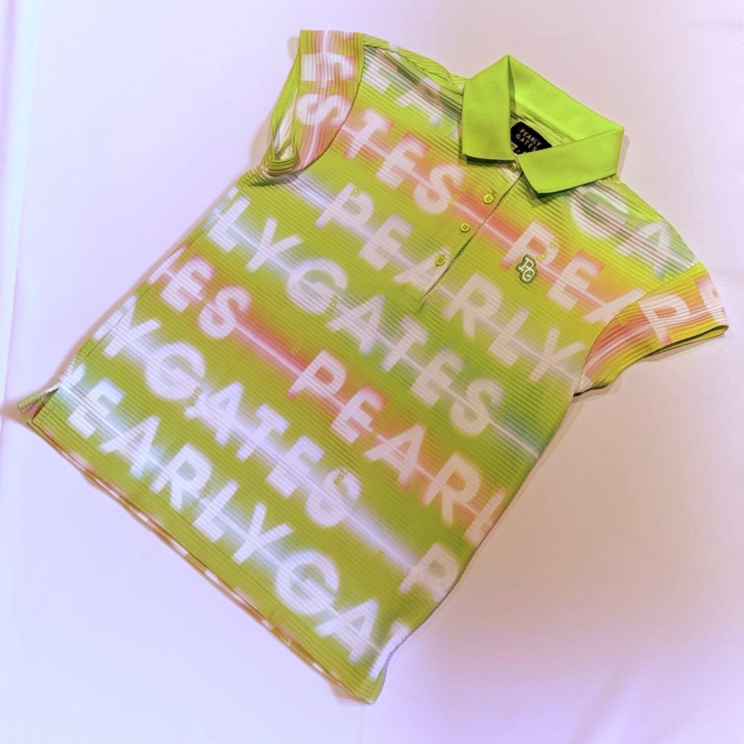 【美品】パーリーゲイツ レディースポロシャツ　原英莉花プロ着用モデル