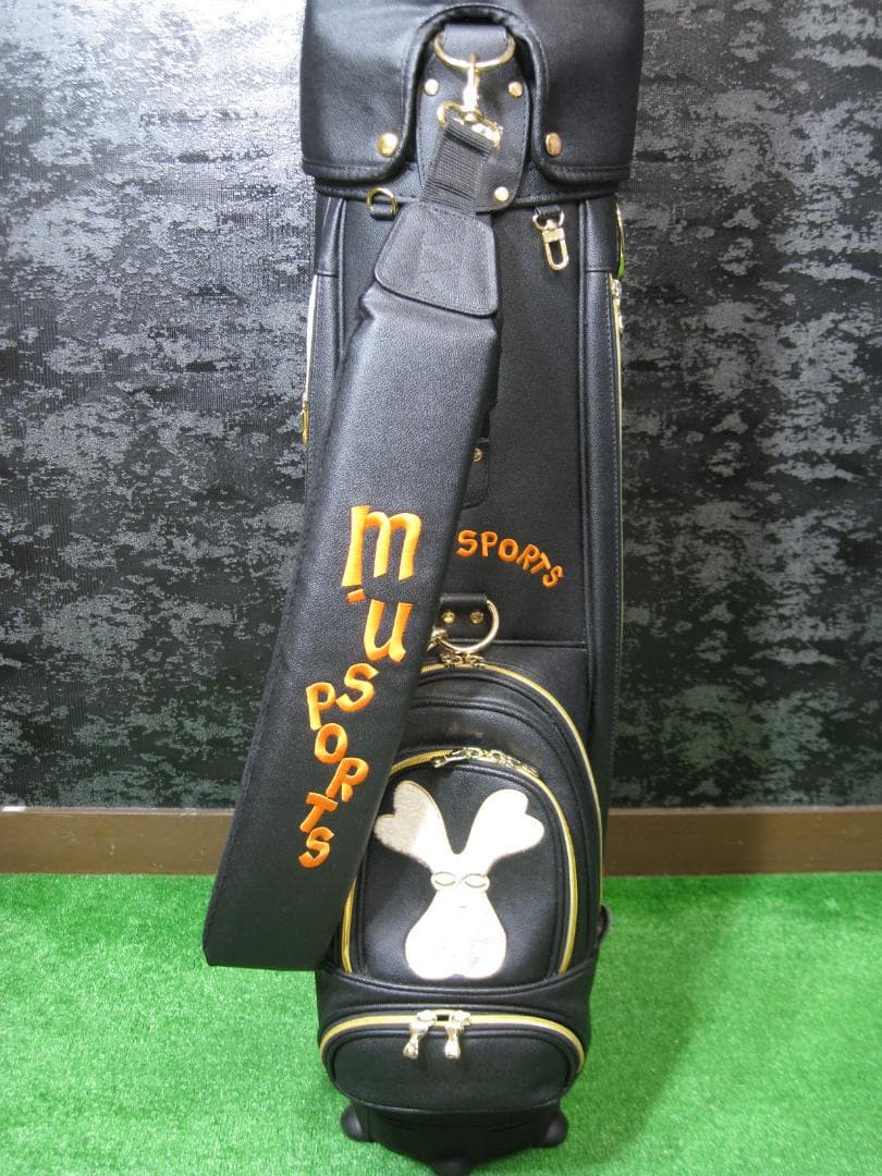 m-u SPORTS ゴルフキャディバッグ ウサギデザイン(G183)