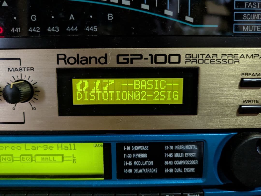 ラックエフェクター GP-100、S200、DT-1 PRO、M-120他セット