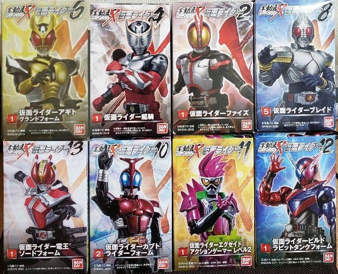 SHODO-X 仮面ライダー1～13『平成ライダー基本フォームセット』