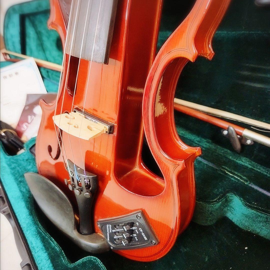 【美品】ハルシュタット エレキバイオリン CV-210E 4/4 付属品あり