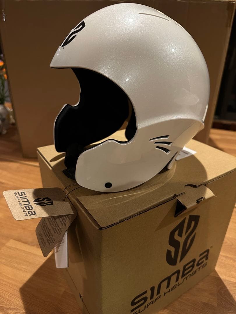 サーフィン・ボディボード Simba surf helmet - White - Size S