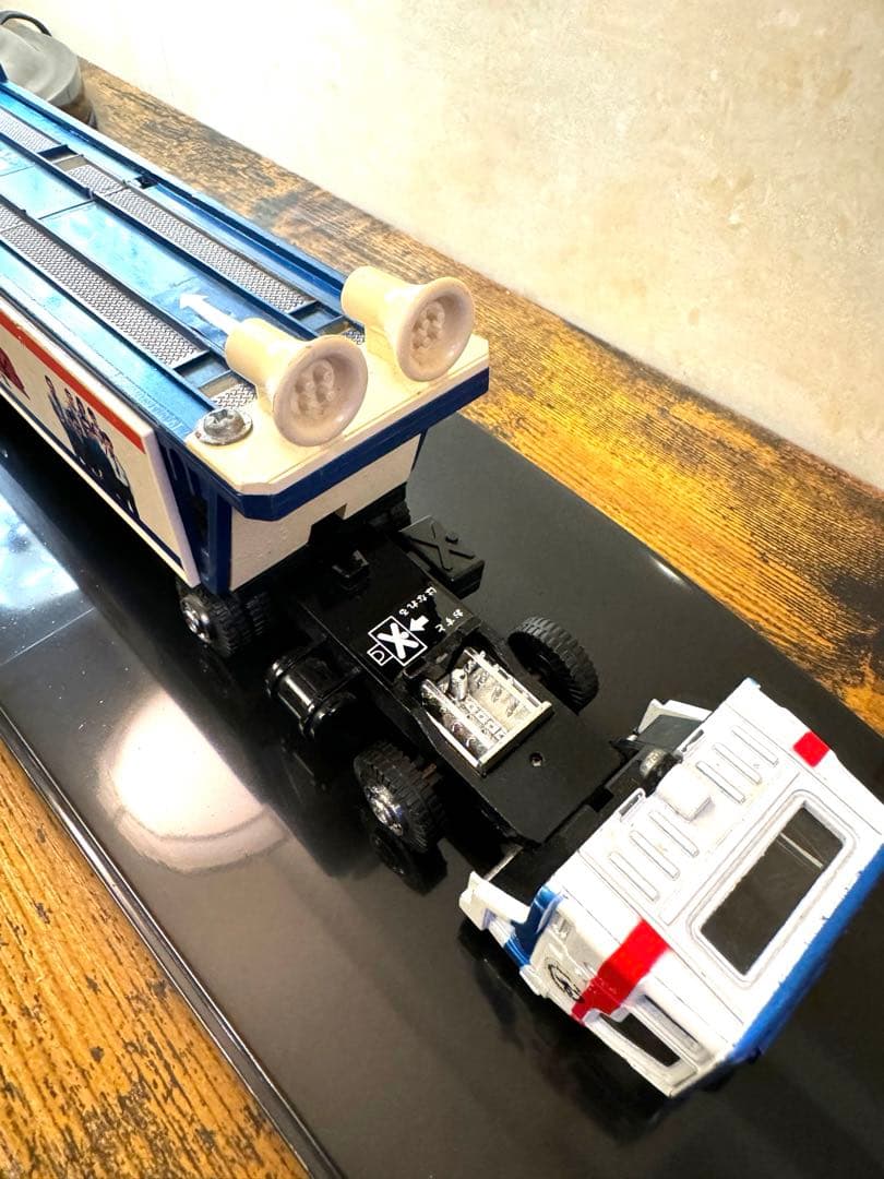 ꕤ୭*ヨネザワ Diapet ダイヤペット 西部警察キャリアカー C-7 積載車