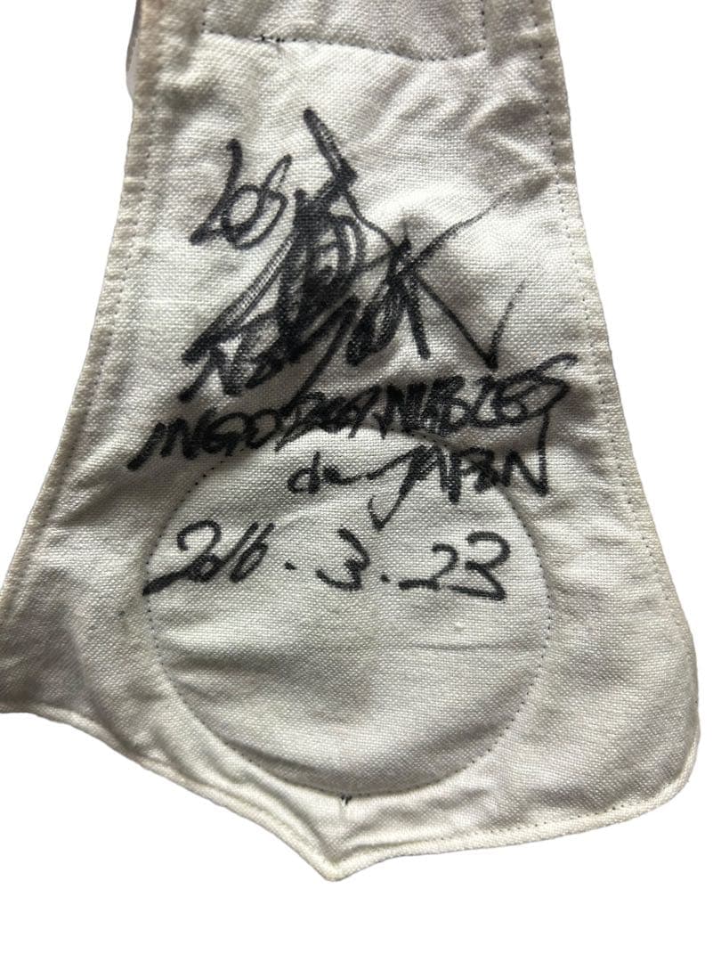 新日本プロレス ロスインゴベルナブレス BUSHI 試合着用直筆サイン入 マスク