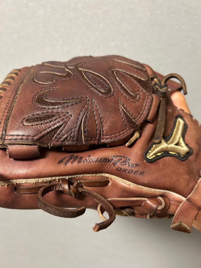 ミズノ オーダーグローブ ブラウンレザー