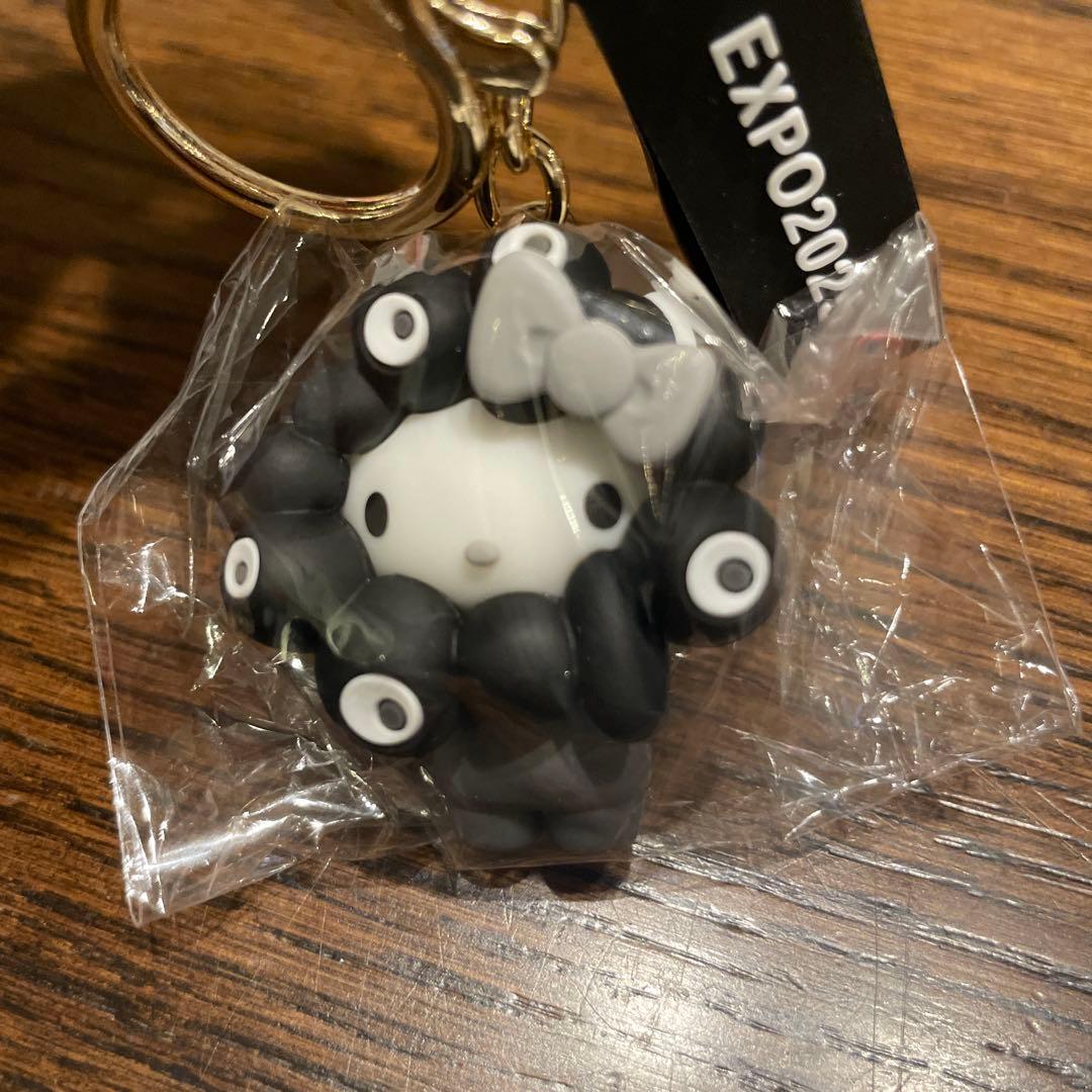 【コンプリート】黒サンリオミャクミャク　なりきり立体キーホルダー　7種