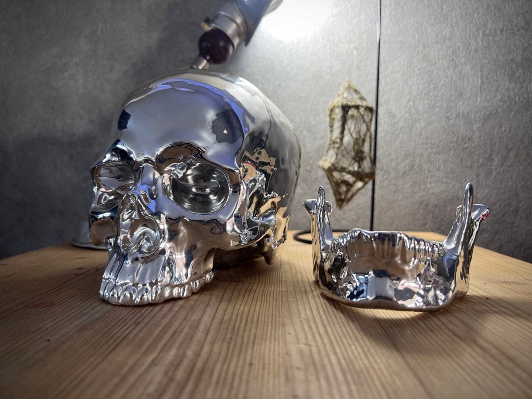 メッキ スカル 磁器