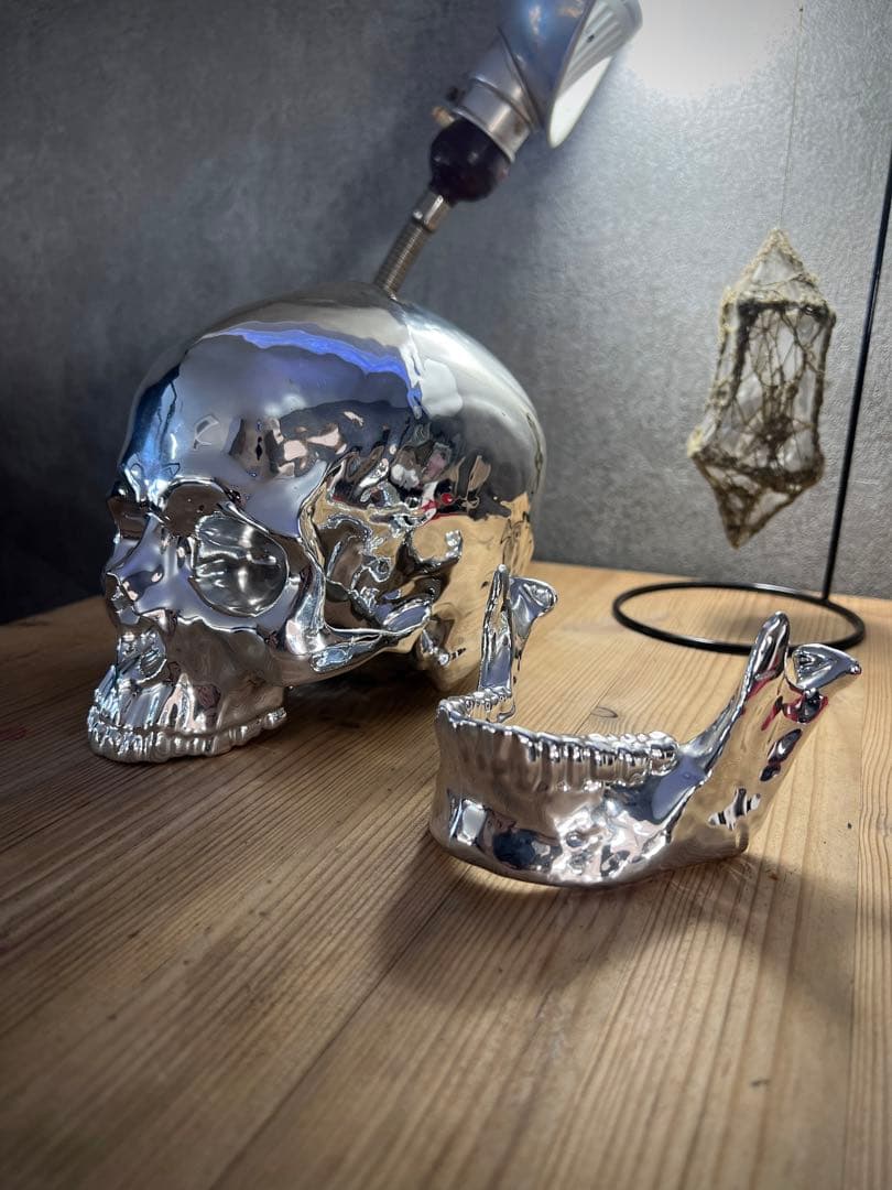 メッキ スカル 磁器