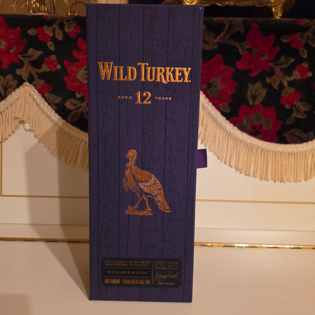 [ 入手困難 ] ワイルドターキー 12年 箱付き 終売品 13500円 !