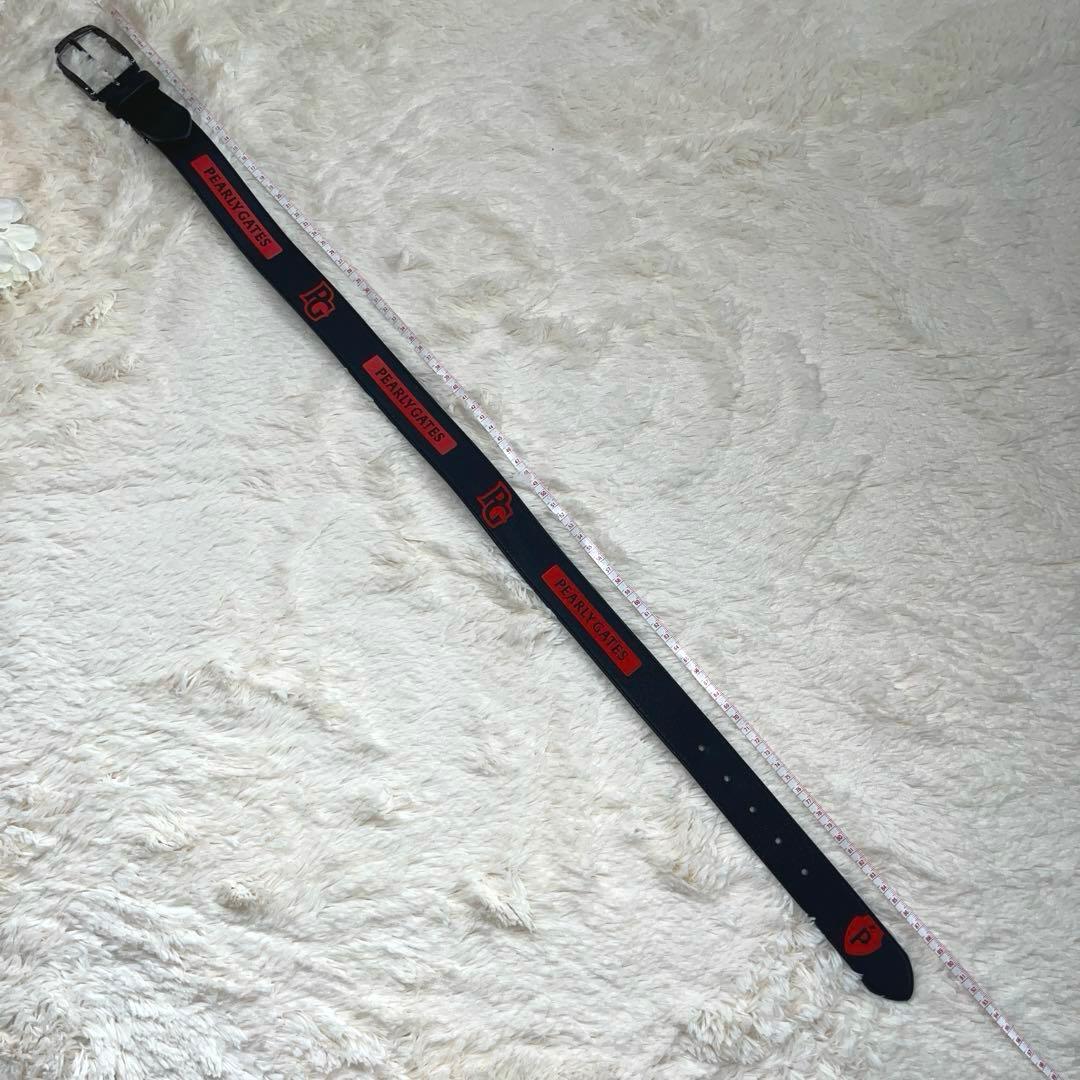 美品✨PEARLY GATES パーリーゲイツ ベルト ロゴ入り　ブラック