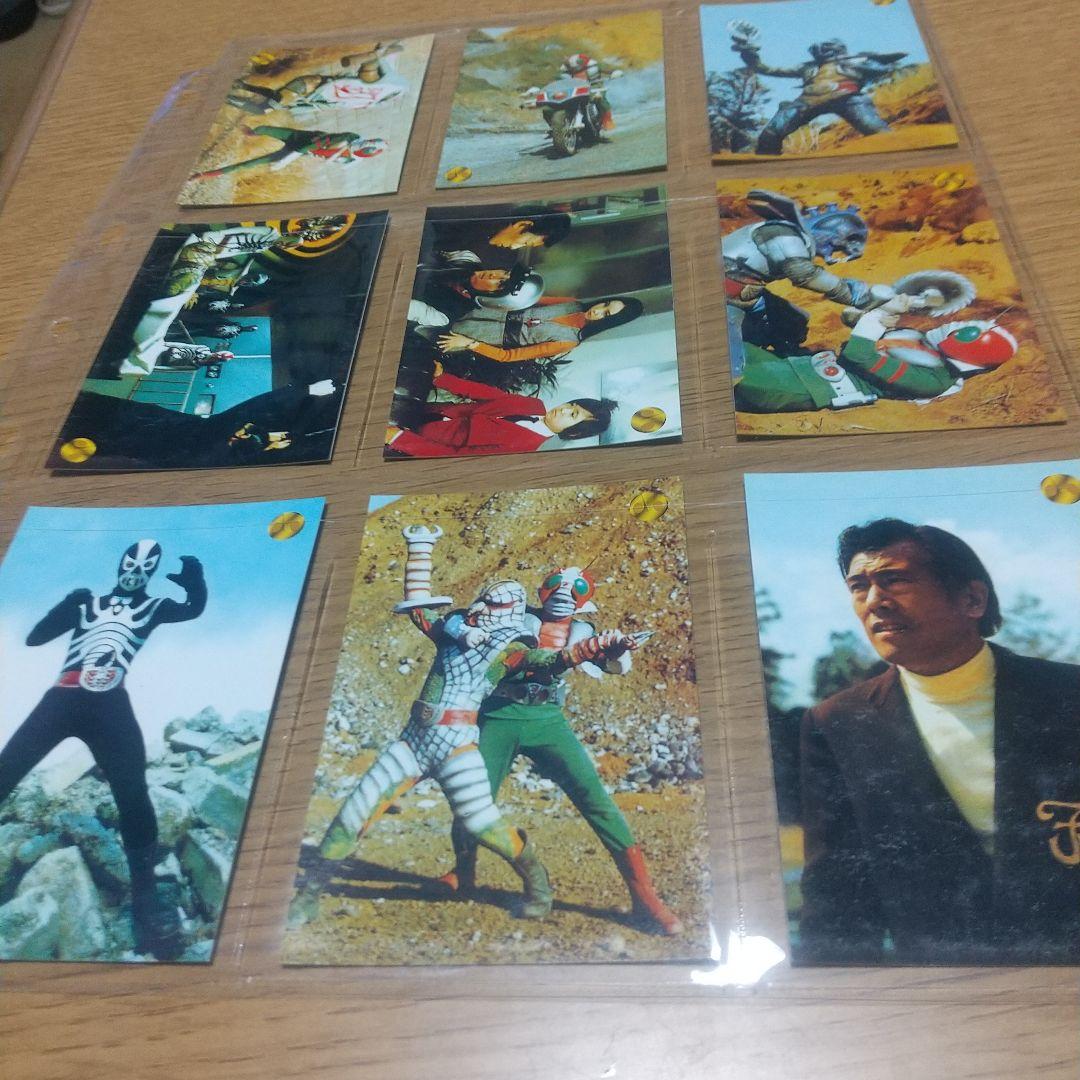 舎人ライナー カルビー 仮面ライダーV3 復刻カード 72枚コンプセット