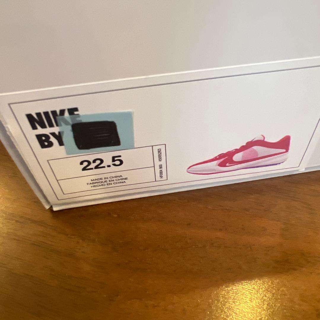 NIKE by you バスケットボールシューズ 22.5㎝レッド/ホワイト