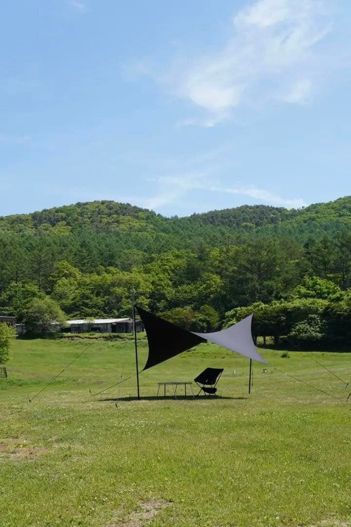 telo looks black タープ