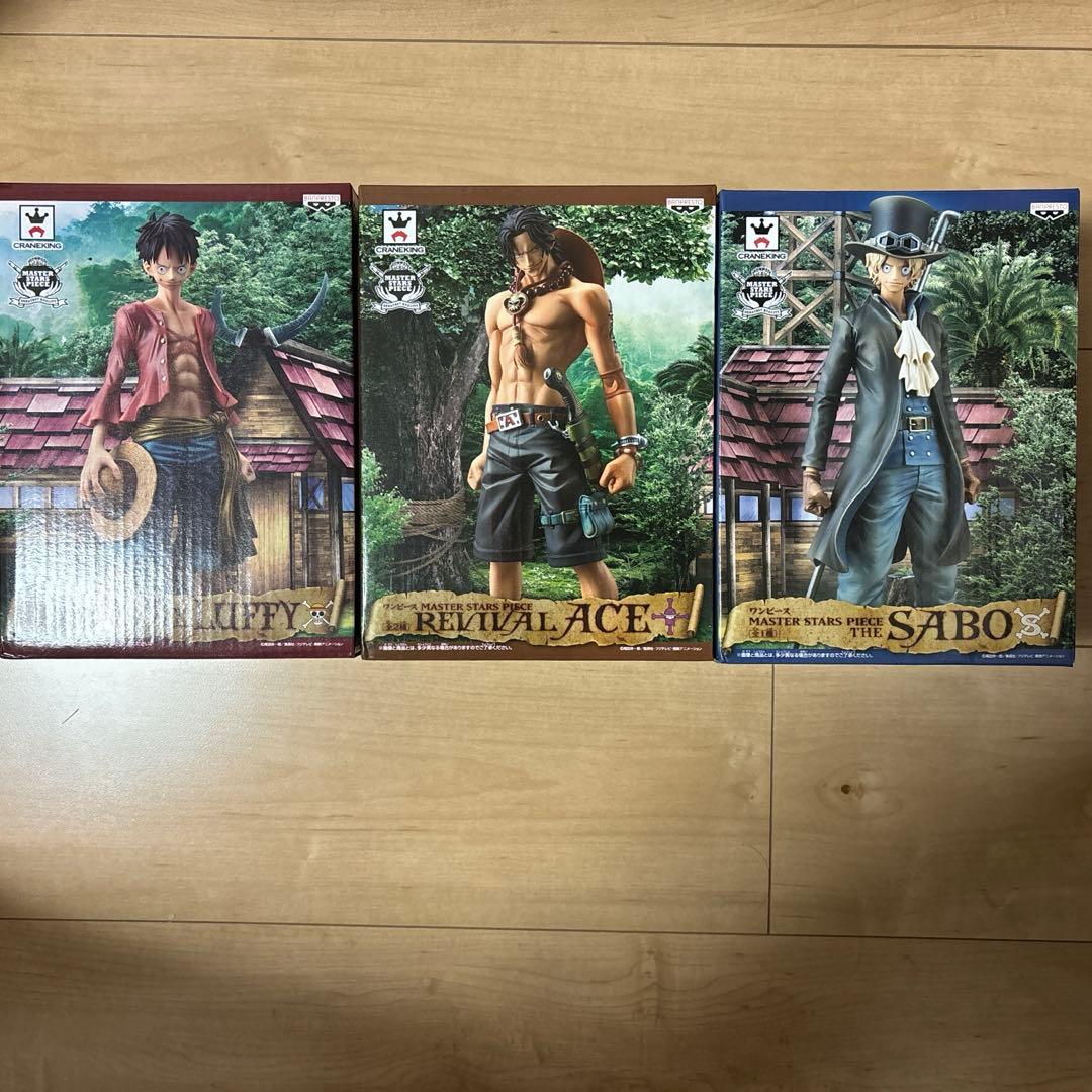 ONE PIECE ワンピースフィギュア　ルフィ　エース　サボ　MSP