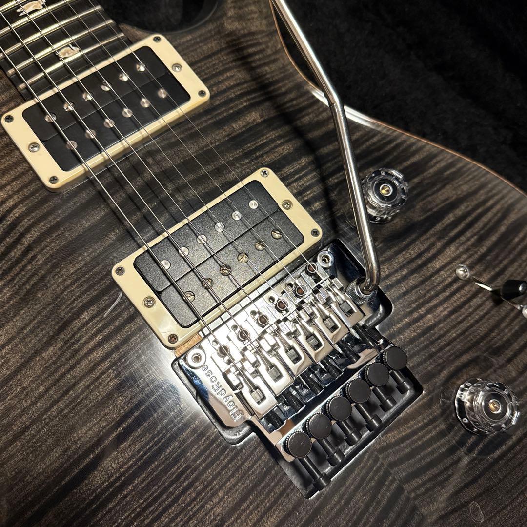 ギター 2014 PRS Custom24 Floyd 10Top Gray Black