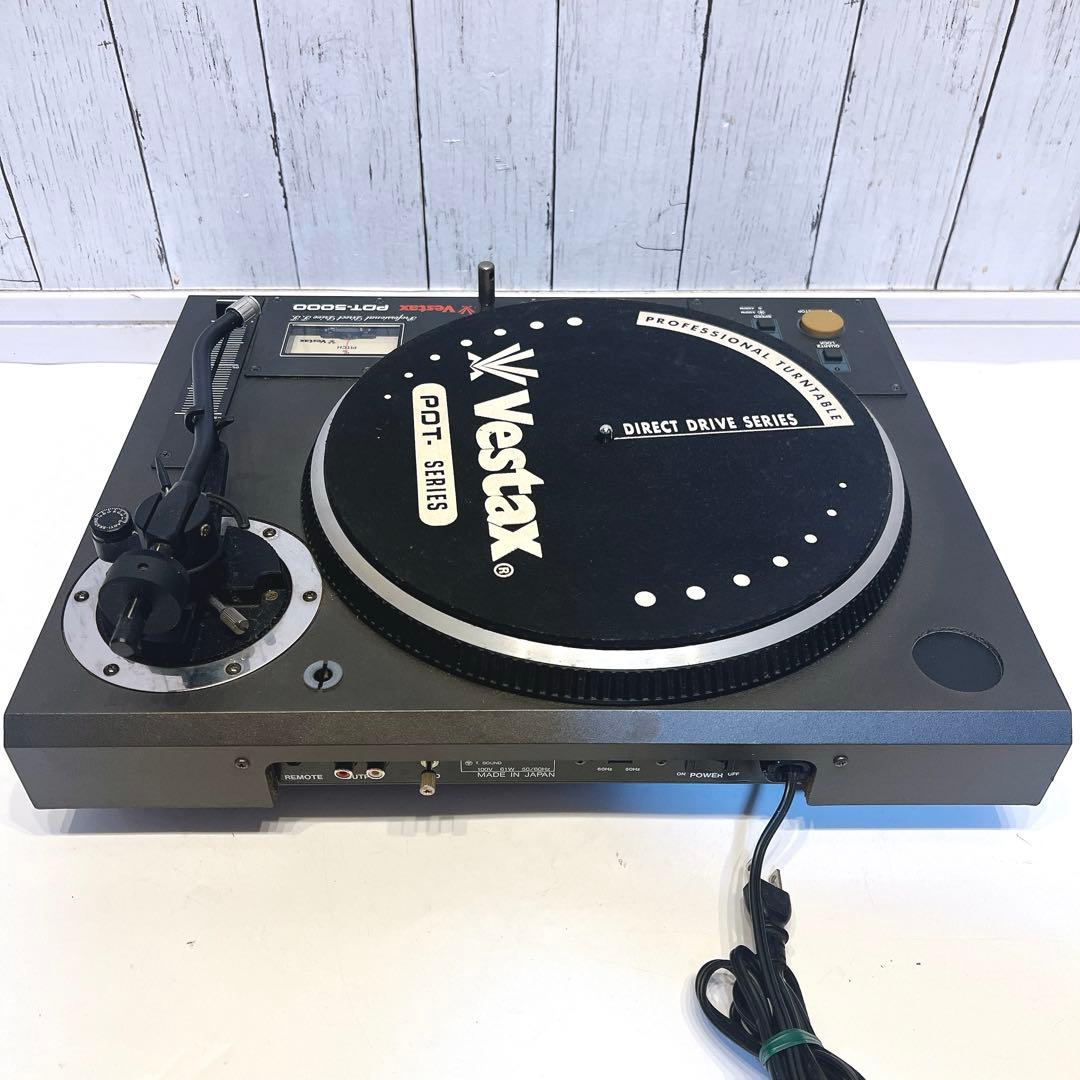【美品】Vestax PDT-5000 レコードプレーヤー　ターンテーブル