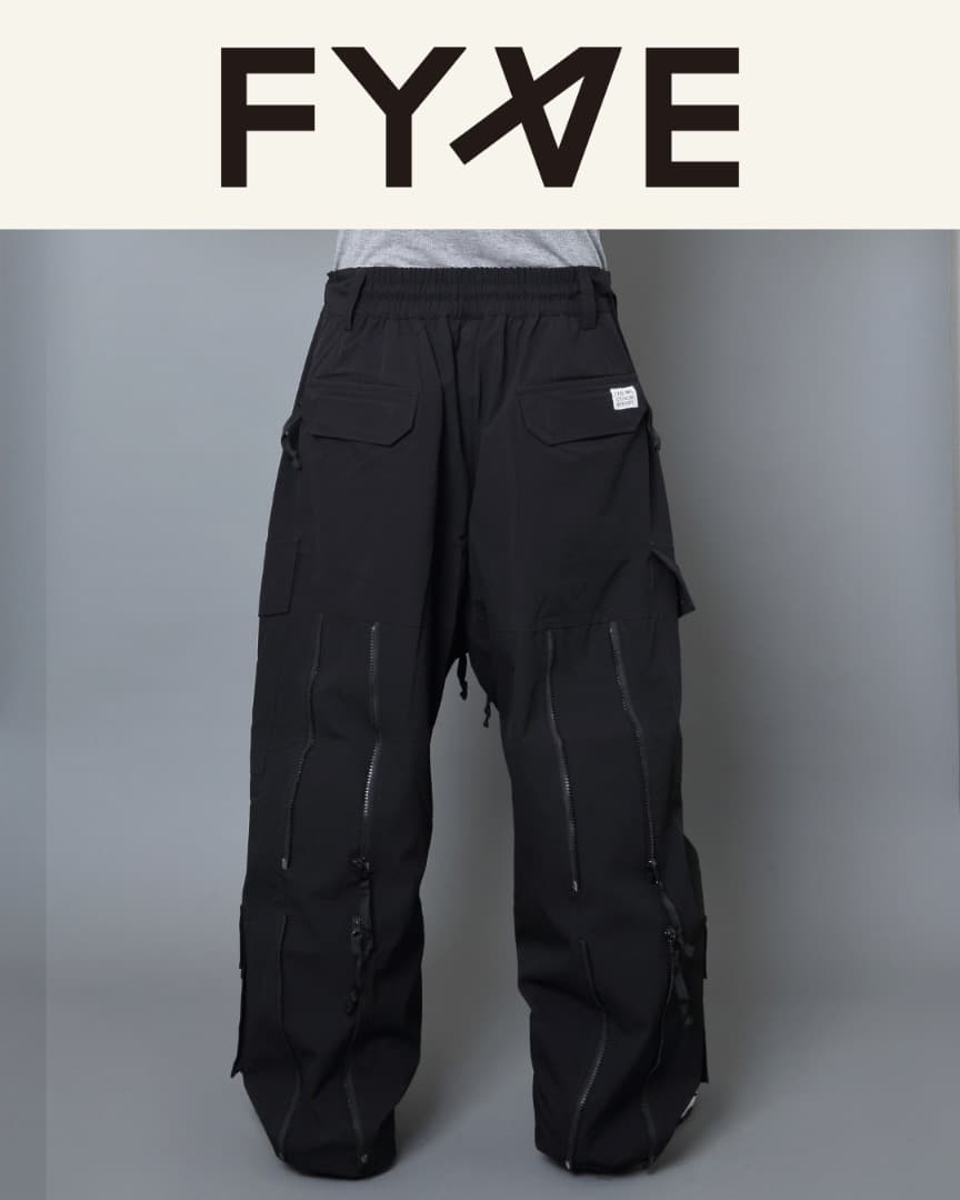 FYVE スノーボードウェア 日本限定 新品 セットアップ ［XL］ブラック