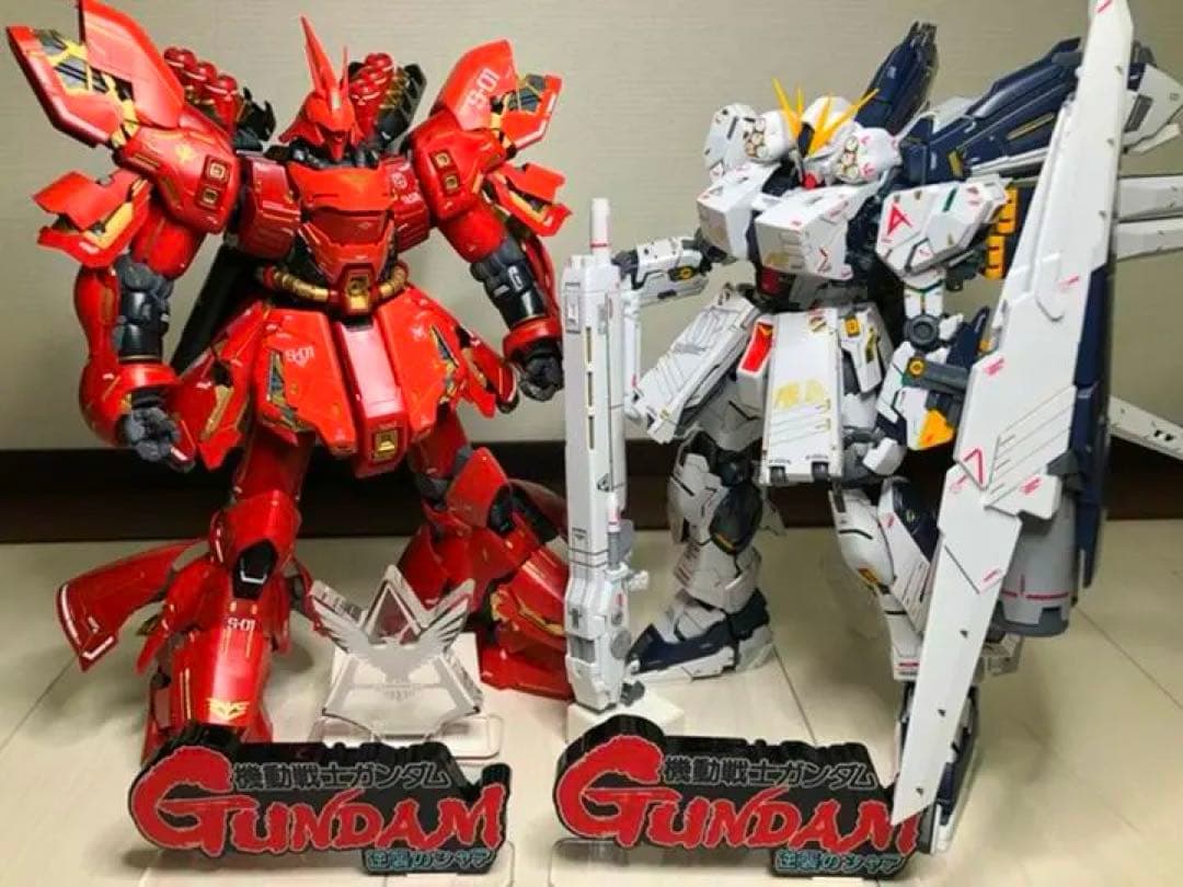 MG ニューガンダム・サザビー　セット　無塗装