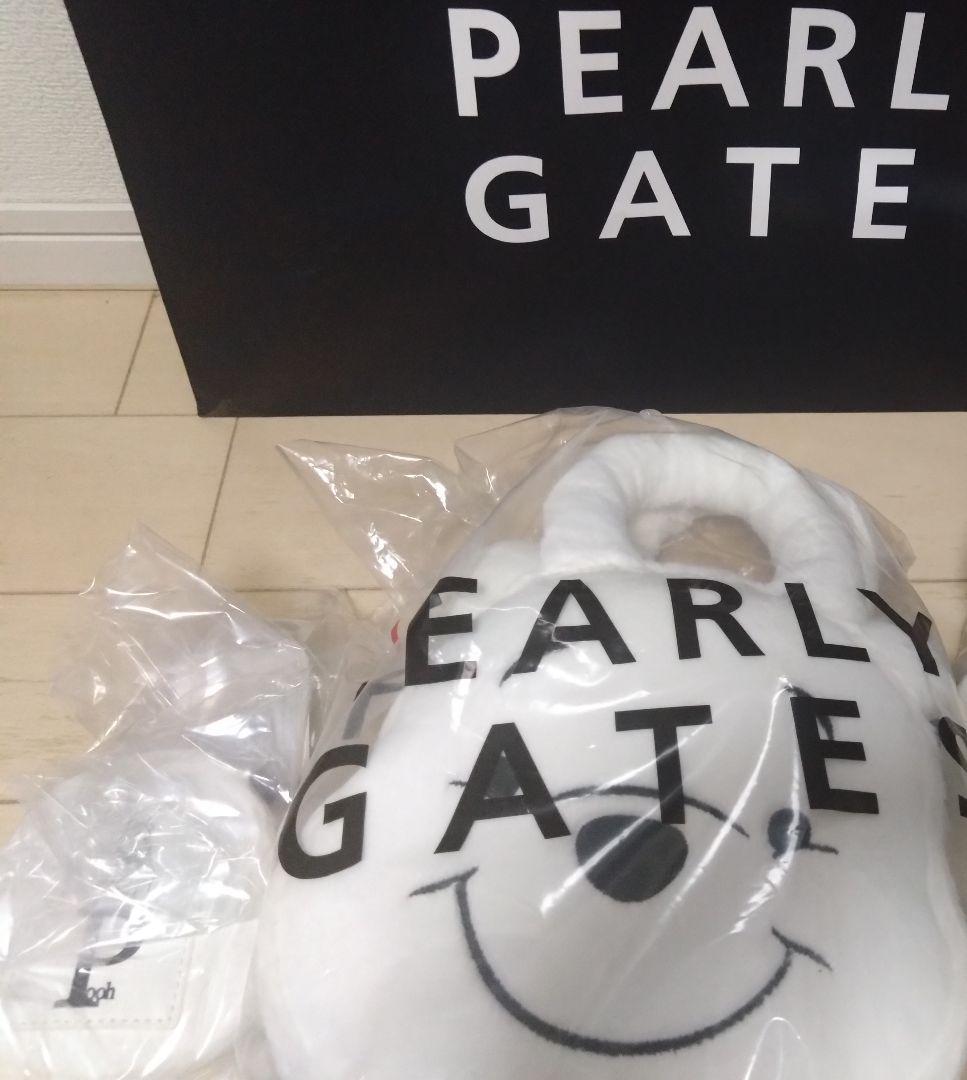 PEARLY GATES プーさん　ファー カートバッグ　ポーチ2点セット▶️