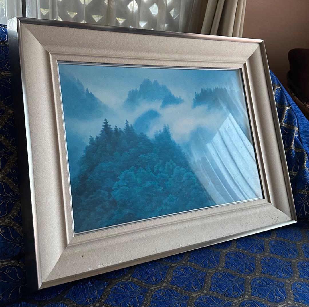 東山魁夷　「朝雲」　工芸画