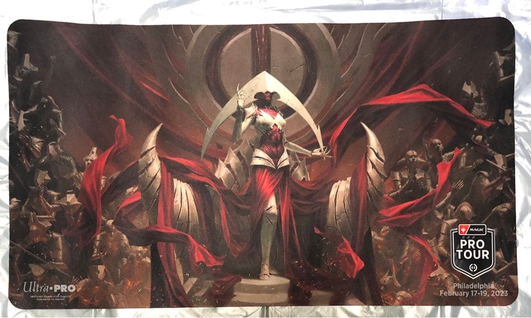 mtg エリシュノーン プレイマット プロツアー ファイレクシア 完全なる統一