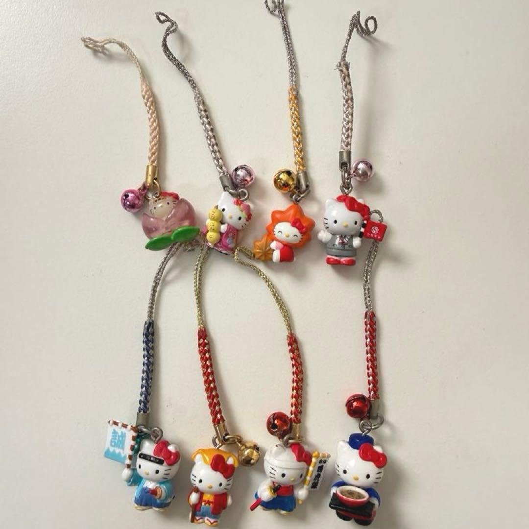 HELLO KITTY Key chain ご当地キティ キーホルダー ⭐️66個