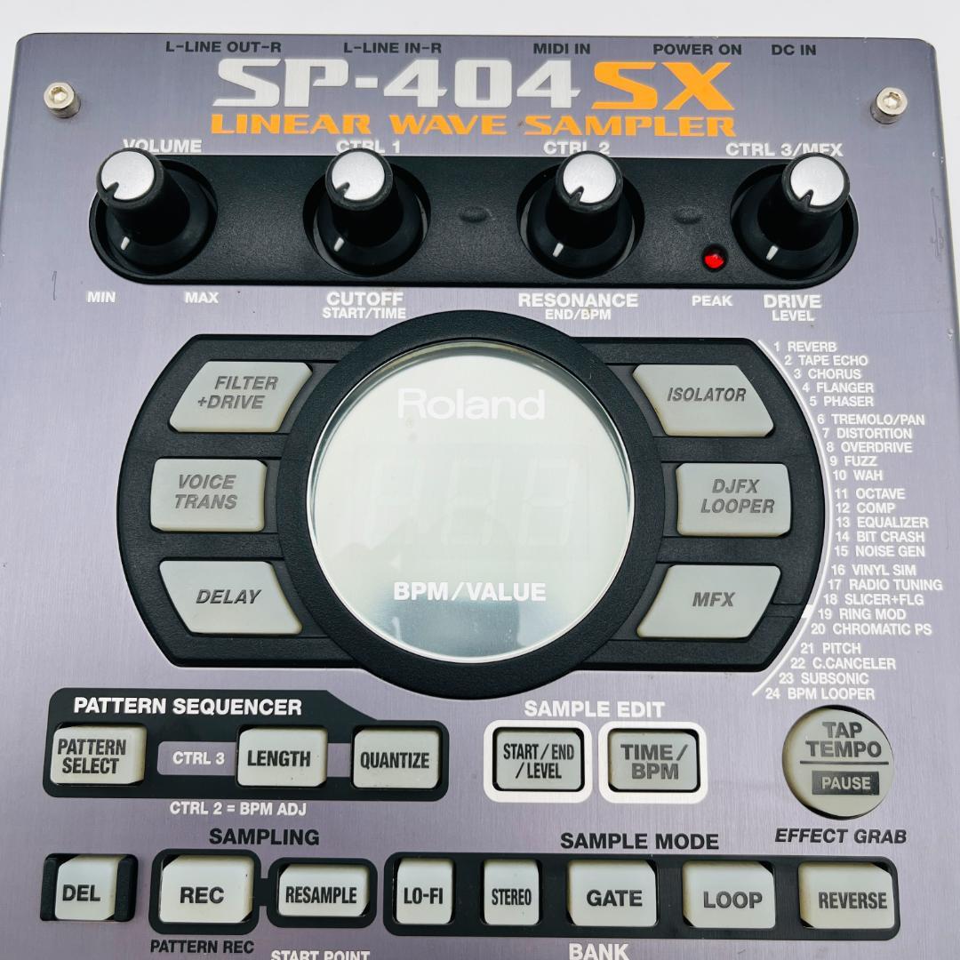 Roland SP-404SX SDカード 専用ケース 電源アダプター付属
