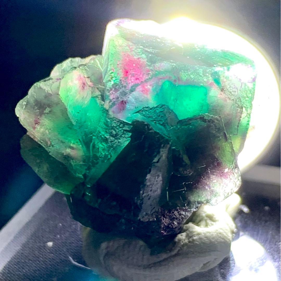 【奇跡のトリカラー】オコルス フローライト 標本