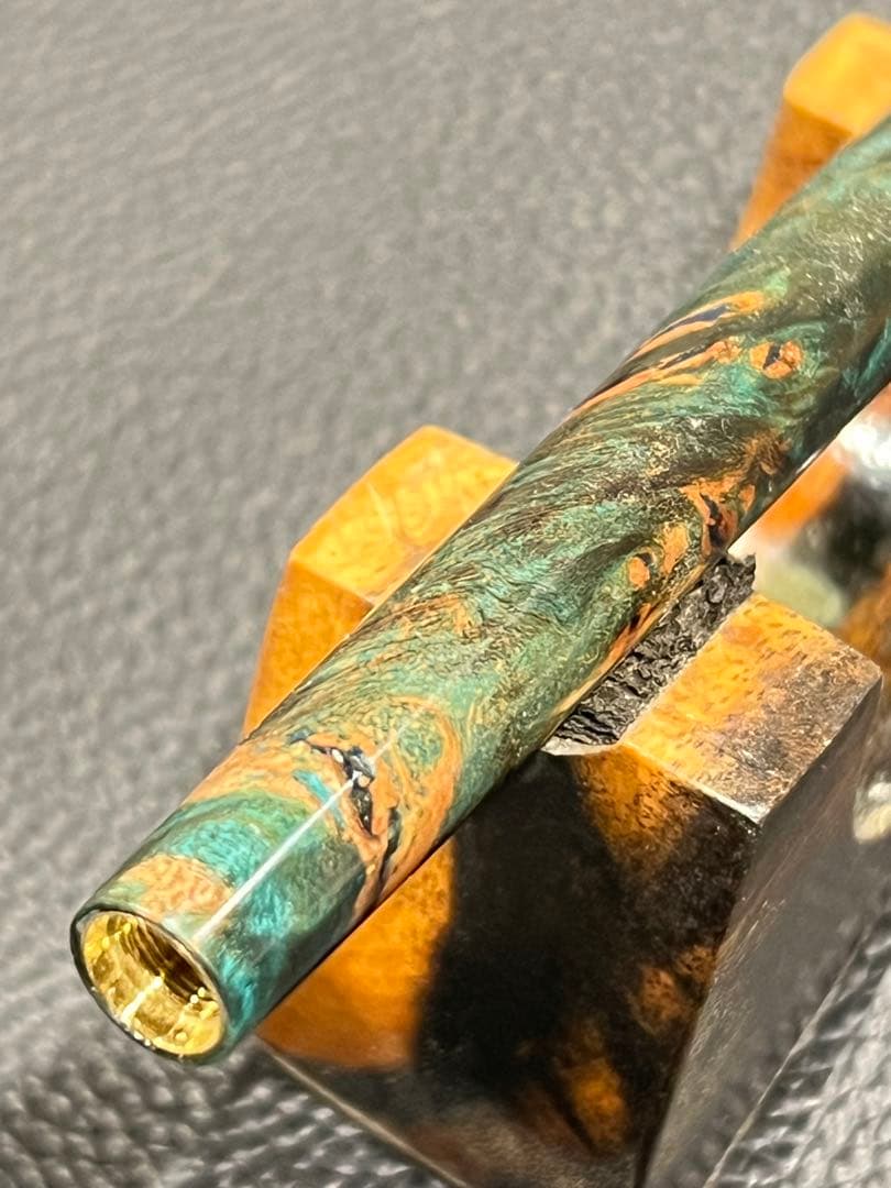 shaikurupg5+スタビメイプル瘤+重量増し加工+真鍮硬度表示窓有り