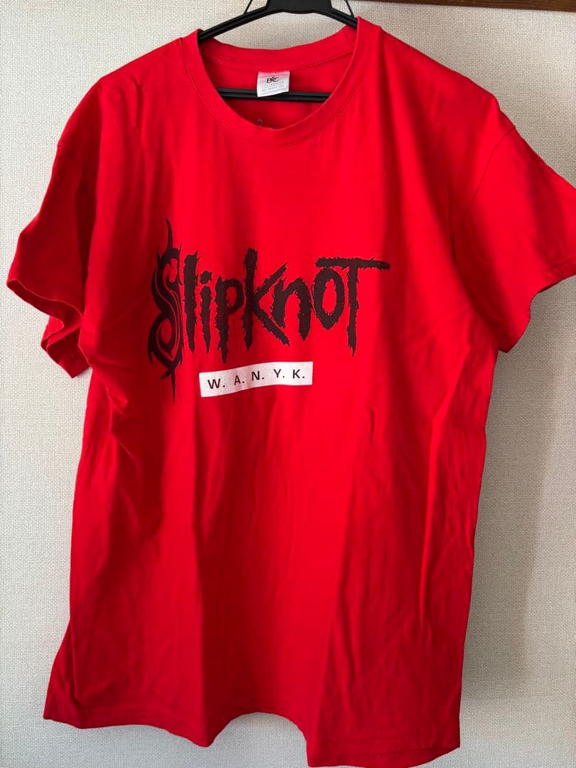 Slipknot 赤 Tシャツ W.A.N.Y.K.