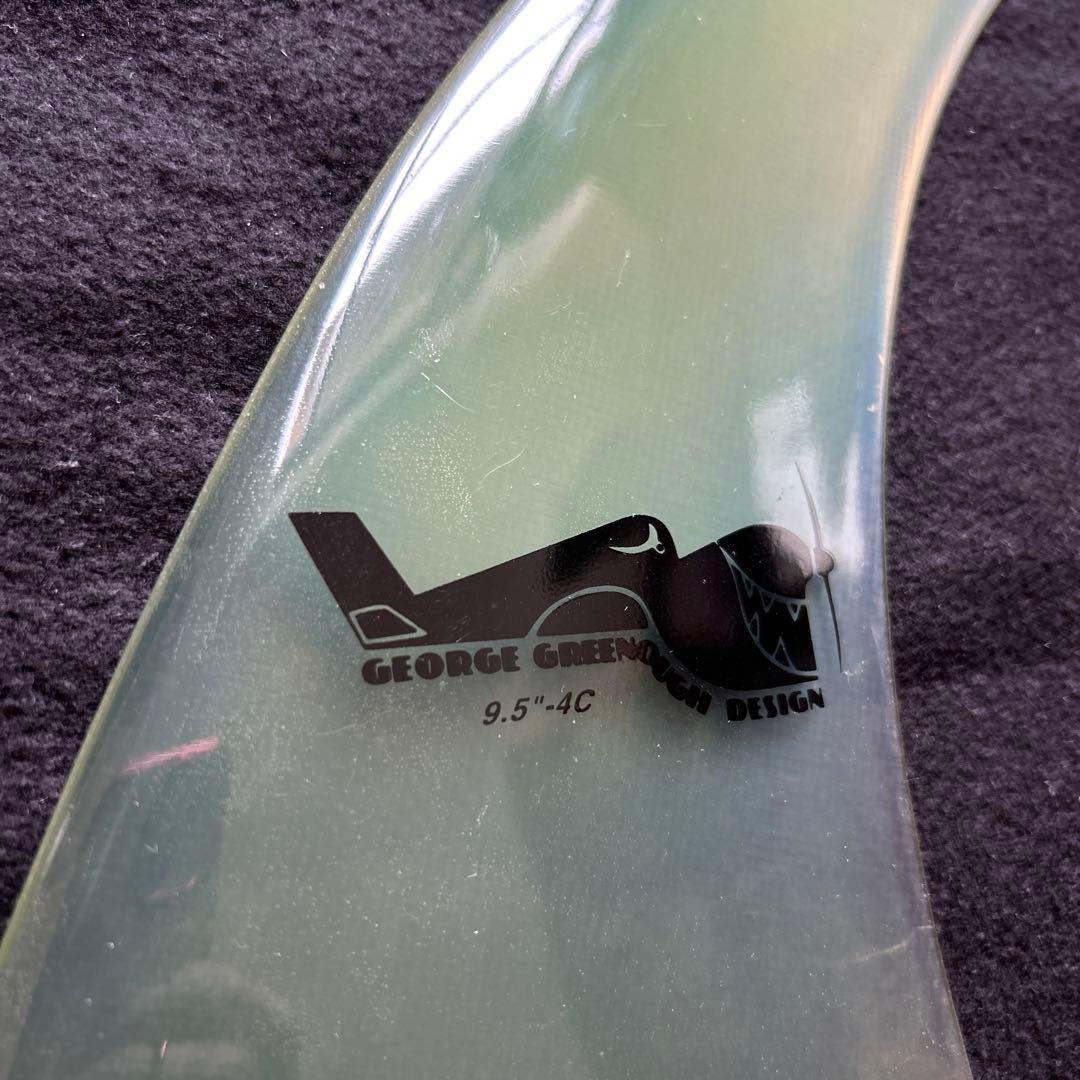 た*つ様 ジョージグリノウ 新品シングルフィン 9.5 ロングボード